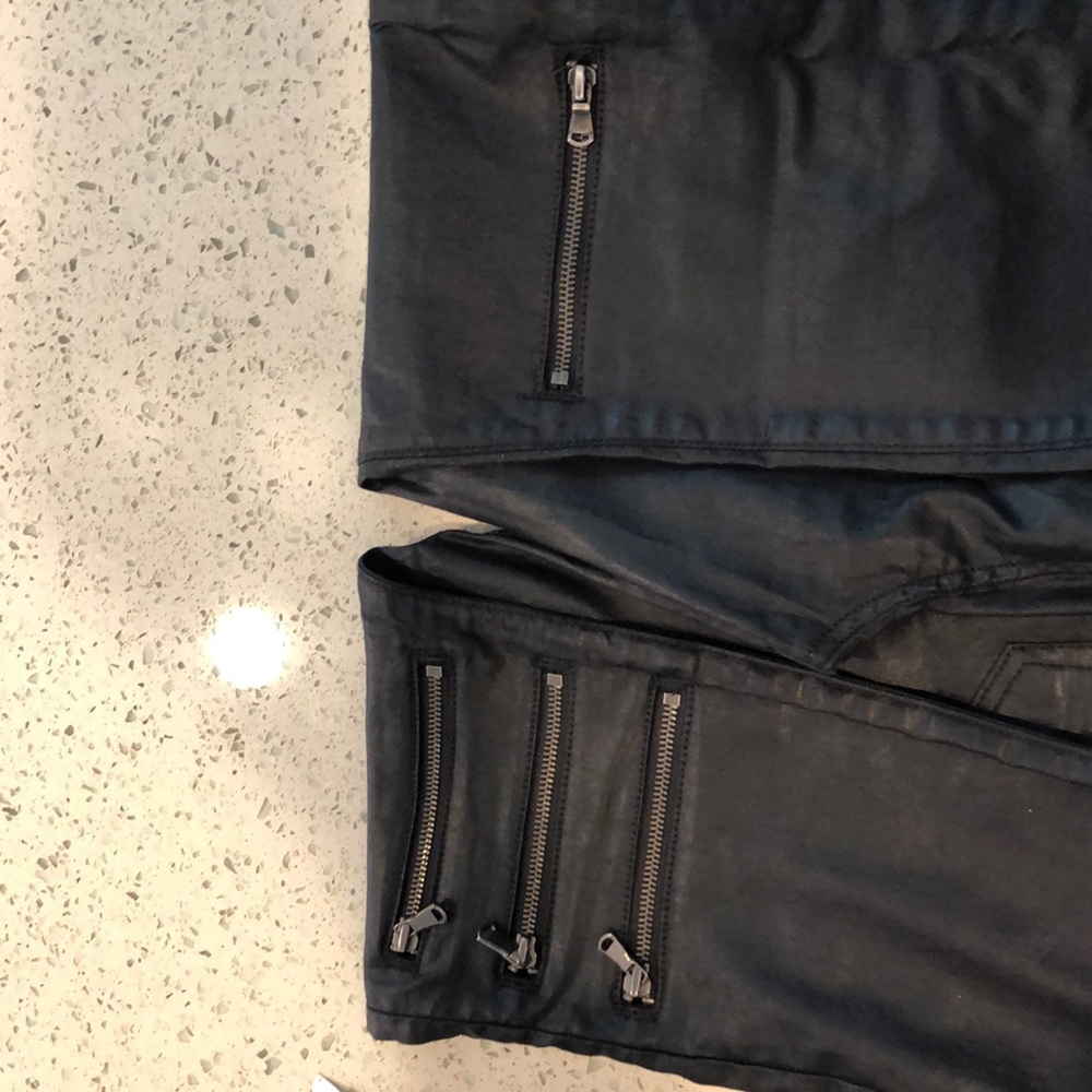 Joe’s Jeans Black Moto Jeans - Picture 4 of 5